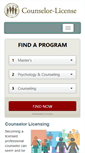 Mobile Screenshot of counselor-license.com